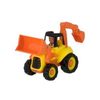 Miniland - Tractor excavator cu sunete si lumini