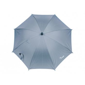 Umbrela pentru carucior copii Bo Jungle gri cu factor protectie UV si prindere universala