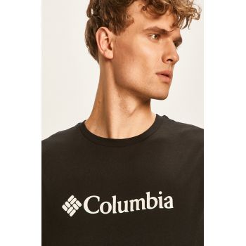 Columbia tricou bărbați, culoarea negru, cu imprimeu 1680053.-835 ieftin