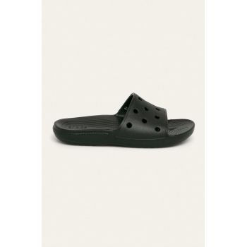 Crocs papuci Classic Slide femei, culoarea negru 206761 ieftini