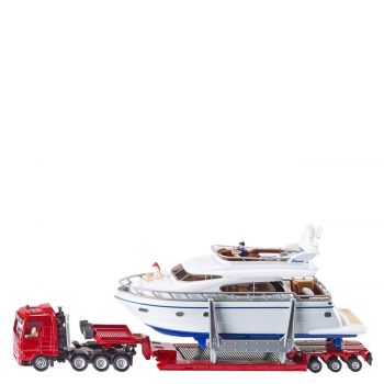 HEAVY HAULAGE TRANSPORTER WITH YACHT