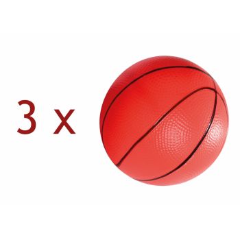 Set de 3 mingi pentru tobogan cu cos de baschet