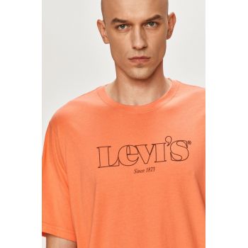 Levi's Tricou culoarea portocaliu