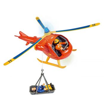 Elicopterul Pompierului Sam Wallaby Cu Figurina Si Accesorii
