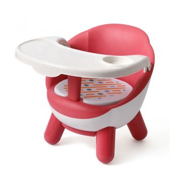 Scaun de masa Little Mom Booster Chair Pink la reducere