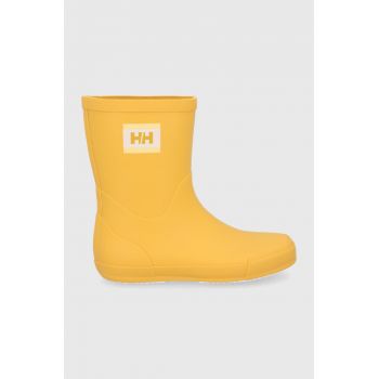 Helly Hansen cizme femei, culoarea galben 11661 de firma originale