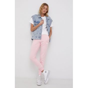 Ellesse Pantaloni femei, culoarea roz, melanj SGK13652-011 ieftin