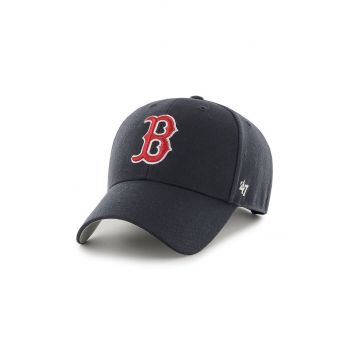 47brand șapcă MLB Boston Red Socks culoarea negru, cu imprimeu ieftina