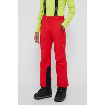 CMP pantaloni barbati, culoarea rosu ieftina