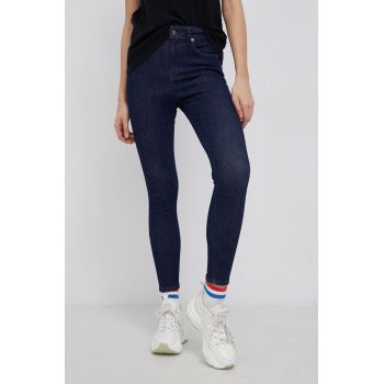 Superdry Jeans femei, high waist de firma originali