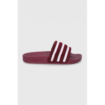 adidas Originals papuci Adilette GY0999 femei, culoarea violet