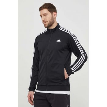 adidas bluză H46099 bărbați, culoarea negru, cu imprimeu H46099