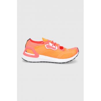 adidas by Stella McCartney pantofi de alergat Ultraboost culoarea portocaliu de firma originali
