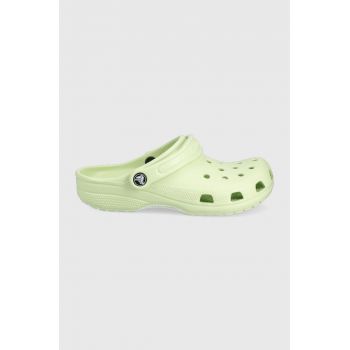 Crocs papuci culoarea verde