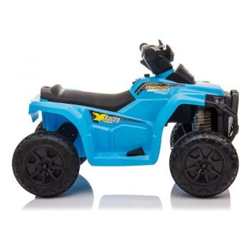 ATV Quad electric pentru copii XH116 LeanToys 5705 albastru-negru