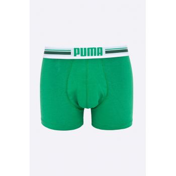 Puma - Boxeri Puma Placed logo boxer 2p green (2-pack) 90651904 ieftini