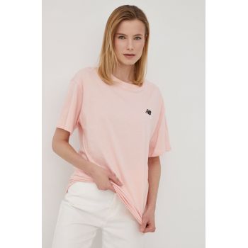 New Balance tricou din bumbac UT21503PIE culoarea roz UT21503PIE-PIE