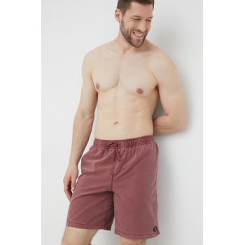 Billabong pantaloni scurti de baie culoarea roz ieftin