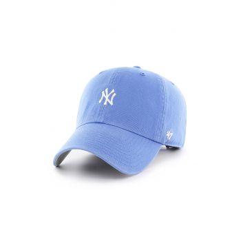47brand șapcă MLB New York Yankees cu imprimeu B-BSRNR17GWS-BZ