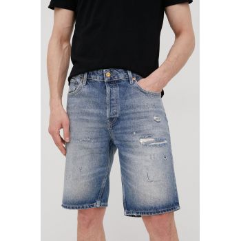Superdry pantaloni scurti jeans barbati, de firma originali