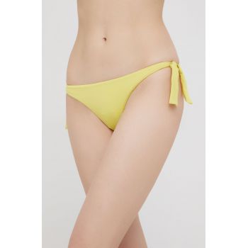 Billabong bikini brazilieni culoarea galben, cupa usor rigidizata