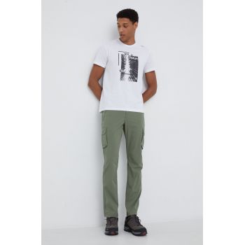 CMP pantaloni de exterior barbati, culoarea verde