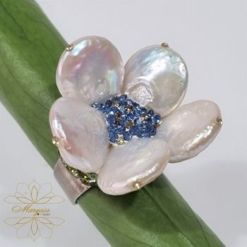 Marysia Keshi Pearls Flower