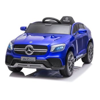 Masinuta electrica cu roti din cauciuc Mercedes-Benz GLC Coupe Paint Blue