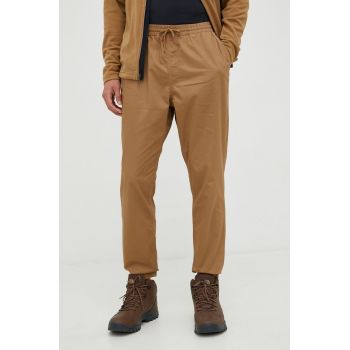 Columbia pantaloni barbati, culoarea maro de firma originali