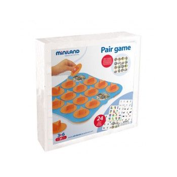 Joc de memorie 24 activitati, cu 4 table de joc - Miniland