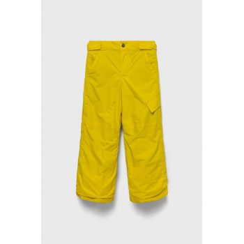 Columbia pantaloni copii culoarea galben