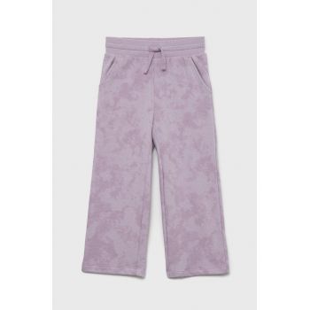 GAP pantaloni de trening pentru copii culoarea violet, modelator