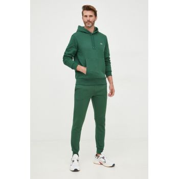 Lacoste bluză bărbați, culoarea verde, uni SH9623-031