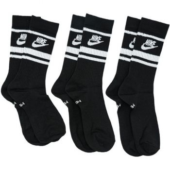 Sosete unisex Nike Sportswear Everyday Essential Crew Socks 3 Pairs DX5089-010 la reducere