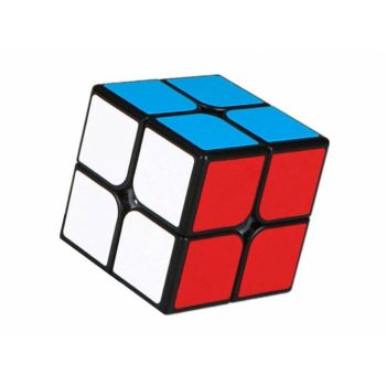 Cub rubik 2x2x2, multicolor Black Line, de viteza Speedcube Rubik