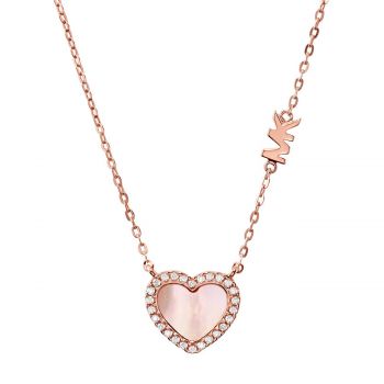 Rose Gold Plated Heart Necklace MKC1337A6791