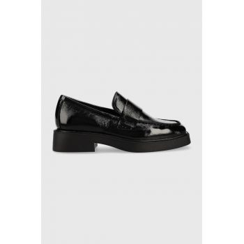 Vagabond Shoemakers mocasini de piele JILLIAN femei, culoarea negru, cu platforma, 5243.260.20