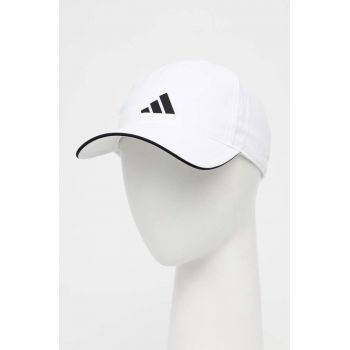 adidas Performance șapcă culoarea alb, cu imprimeu HT2031