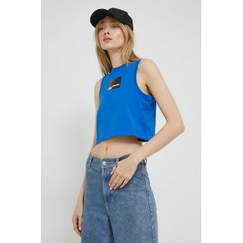 Karl Lagerfeld Jeans top din bumbac