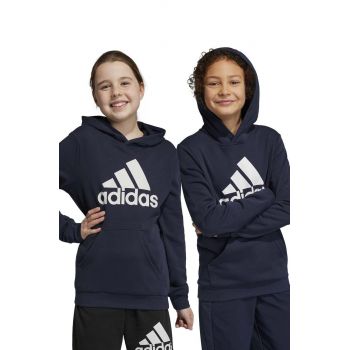 Adidas bluza copii U BL cu glugă, cu imprimeu
