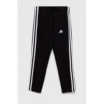 Adidas pantaloni de trening pentru copii G 3S culoarea negru, modelator