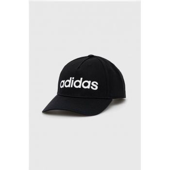 adidas șapcă culoarea negru, cu imprimeu HT6356