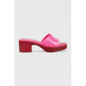 Melissa papuci MELISSA SHAPE AD femei, culoarea roz, cu toc drept, M.32955.AG076
