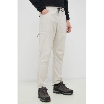 Columbia pantaloni de exterior Coral Ridge culoarea bej, drept ieftini