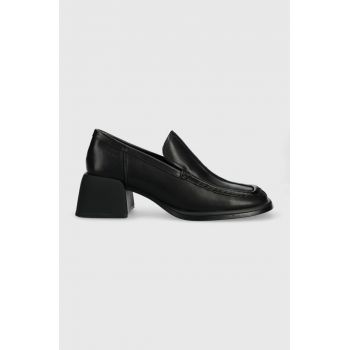 Vagabond Shoemakers pantofi de piele Ansie femei, culoarea negru, cu toc drept, 5545.101.20