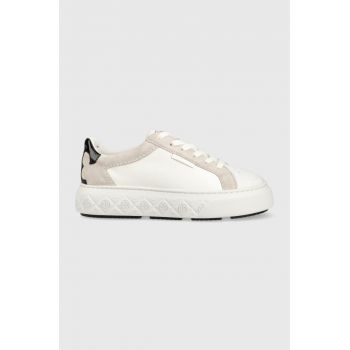 Tory Burch sneakers 149085-100 culoarea alb, Ladybug Sneaker
