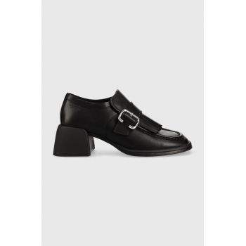 Vagabond Shoemakers pantofi de piele ANSIE femei, culoarea negru, cu toc drept, 5545.201.20 la reducere