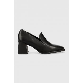 Vagabond Shoemakers pantofi de piele Hedda culoarea negru, cu toc drept, 5503.001.20 de firma originali