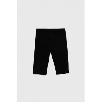 Birba&Trybeyond pantaloni scurti copii culoarea negru, cu imprimeu