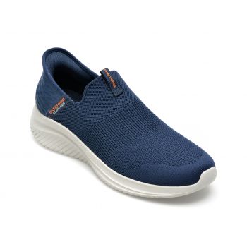 Pantofi sport SKECHERS bleumarin, ULTRA FLEX 3.0, din material textil ieftini
